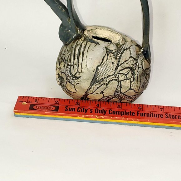 Hand Built, Heavily Textured, pottery studio art p - Picture 10 of 10